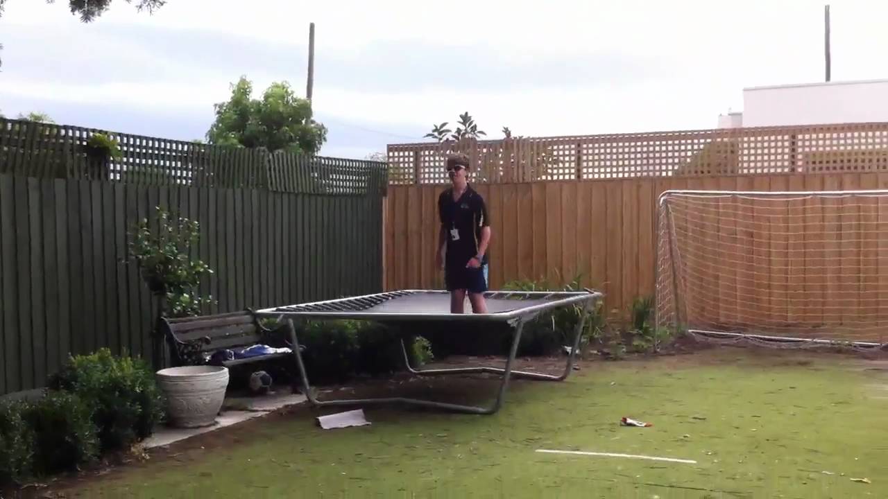 Trampoline break