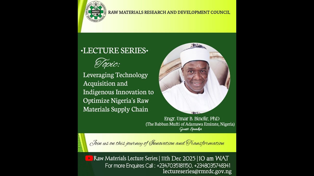 RAW MATERIAL LECTURE SERIES 10