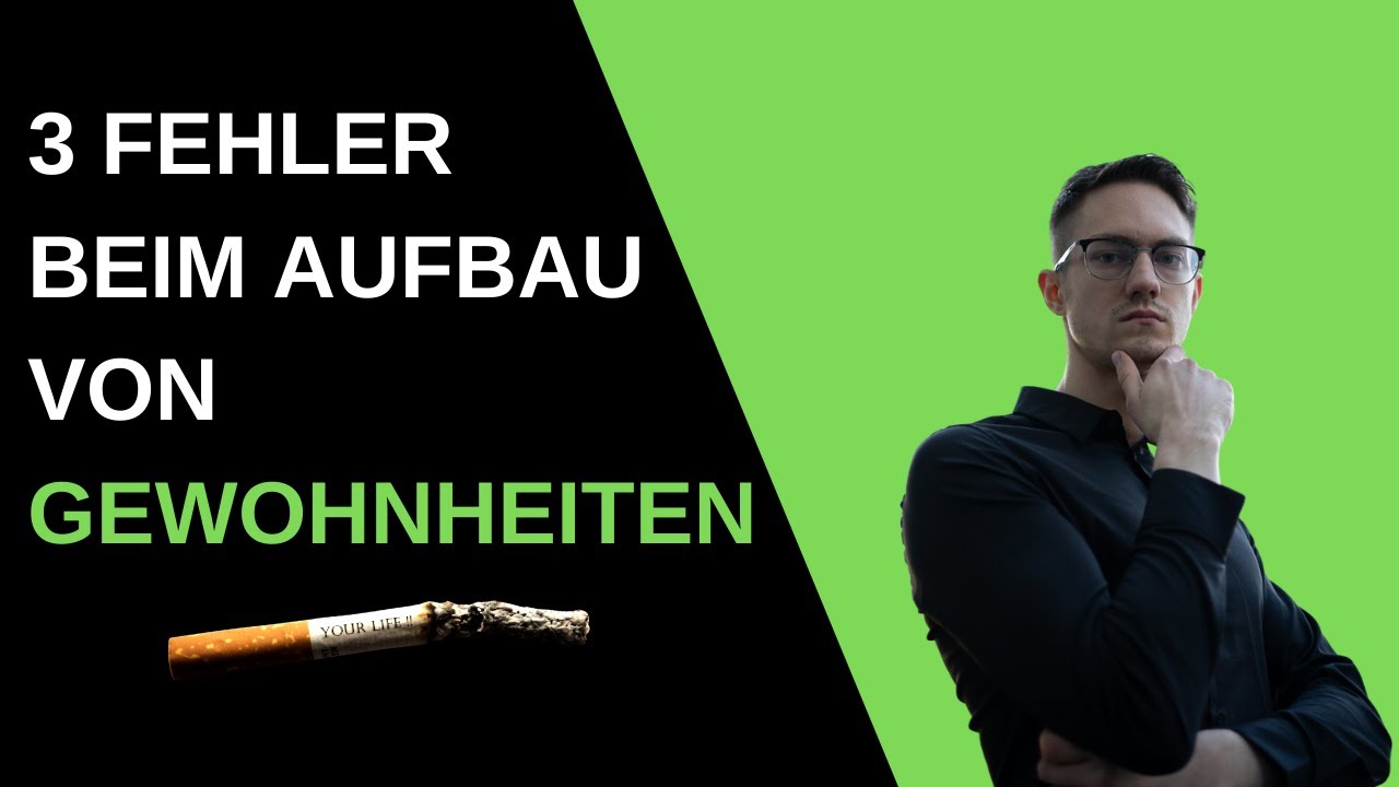 ADHS Coaching: 3 fatale Fehler beim Aufbau von Gewohnheiten