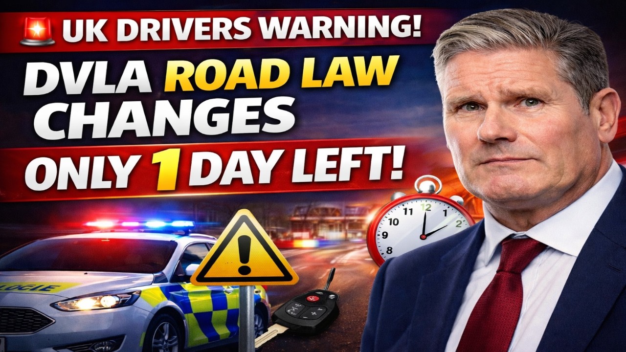 🚨 UK Drivers Warning: DVLA Confirms Road Law Changes &ndash; Only 1 Day Left! 🚗⚠️
