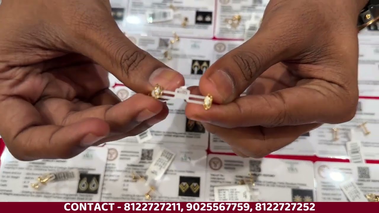 RS. 2999 DIAMOND RINGS & STUDS COLLECTION | GOLD PALACE JEWELLERY
