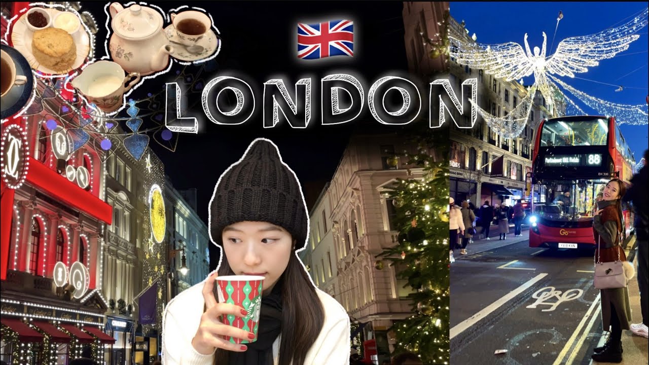 [🇬🇧London VLOG #1] 겨울 런던 💂🏻‍♀️🎄 유럽 크리스마스 & 연말 분위기 화려함의 끝판왕✨| 폭설 온 런던⛄️ | 런던 여행 | 3주 유럽 여행 브이로그