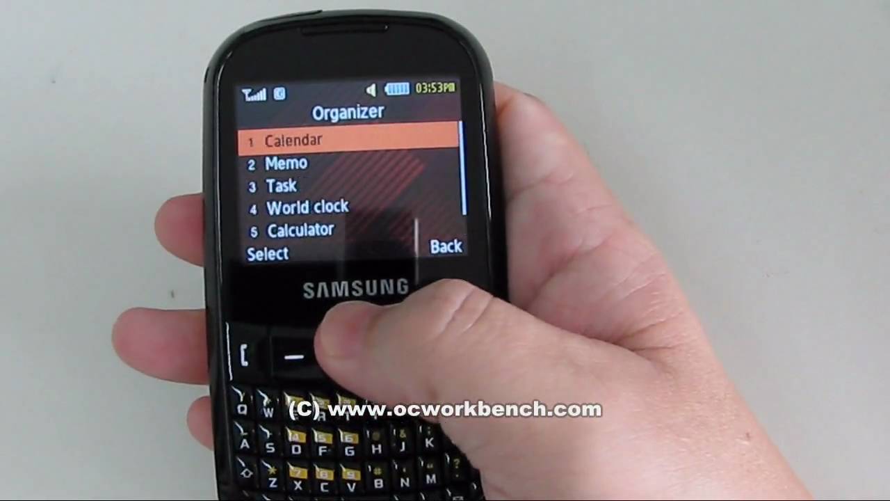 Samsung Corby TXT video review part 2/3 @ OCWORKBENCH