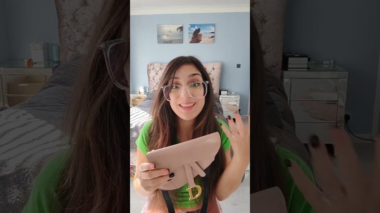 Dior saddle belt pouch waist bag blush pink unboxing, review & try on mod shots. My HONEST opinion