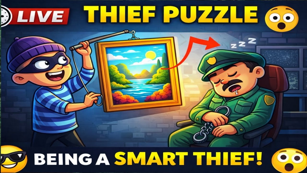 🔴 LIVE Thief Puzzle | Smart Thief Moves | Playables | 🧠 |#Playables#live #liveshort#ThiefPuzzel