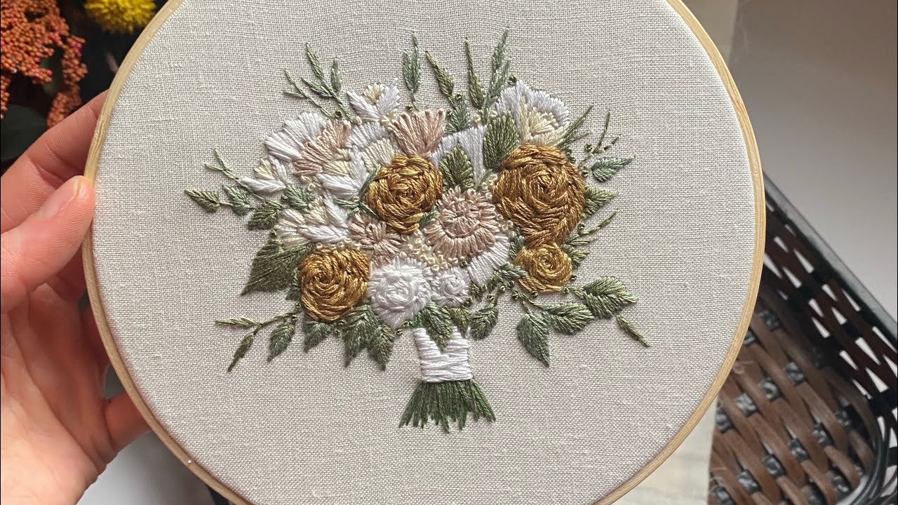 Bouquet Hand Embroidery Compilation Part 2