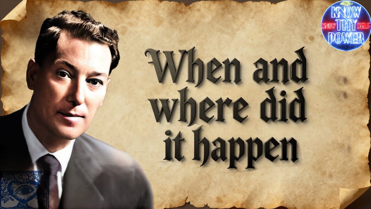Neville Goddard - When and where did it happen