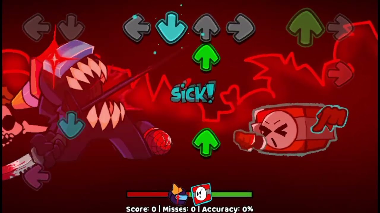 FMM:(Defeat) but black imposter vs ANGLE MANZOL MIX sing's it (cover) (funky maker mobile)