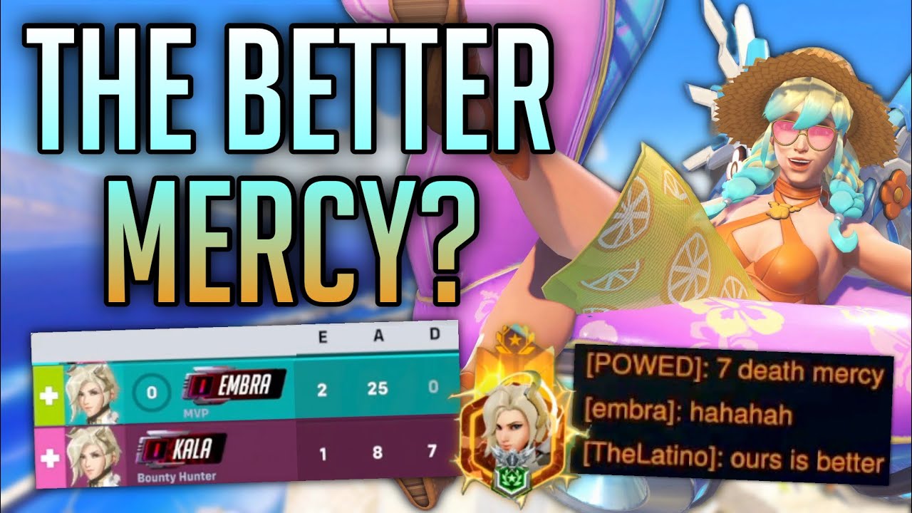 0 Deaths vs 7 Deaths: Mercy Gameplay - Overwatch 2