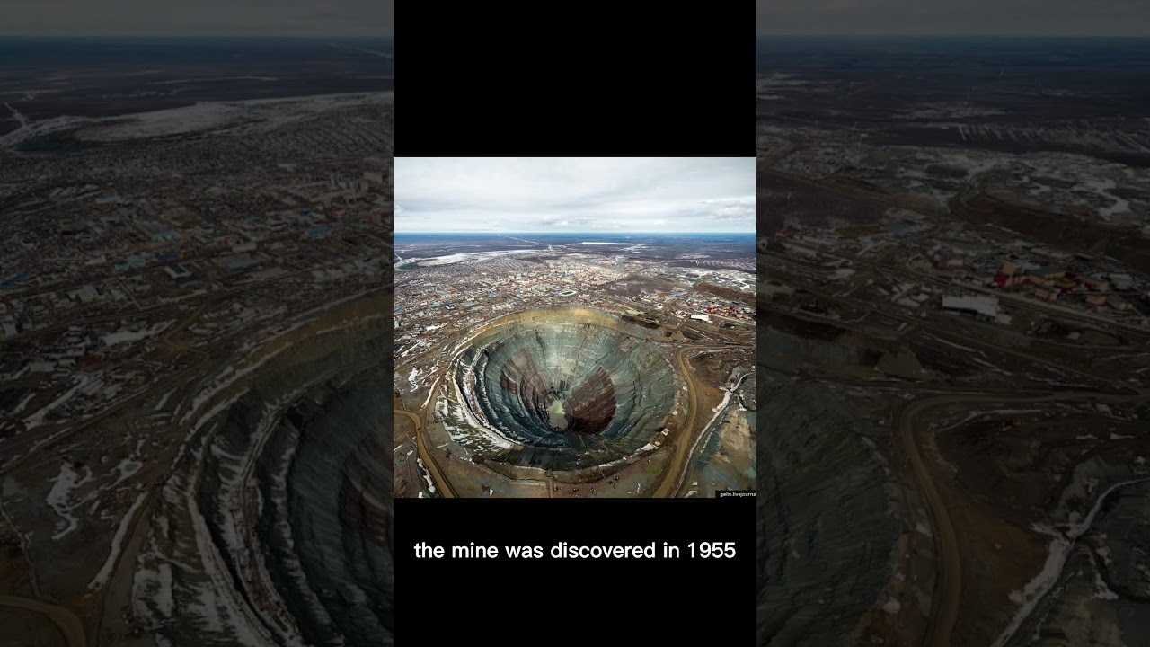 Siberia's Diamond Mines - The Largest Mine in the World #shorts