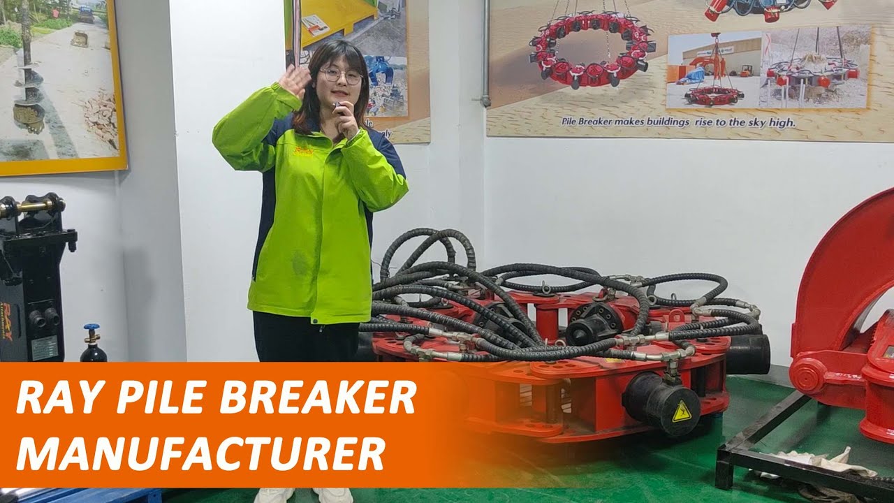 Hydraulic Concrete Pile Cutter Pile Breaker for Excavator Used