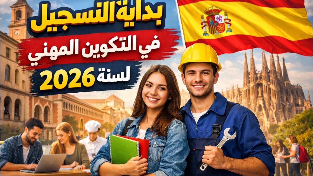 التسجيل في التكوين المهني في إسبانيا لسنة 2026 الشروط و الطريقه الصحيحه لضمان مكان في التكوين 