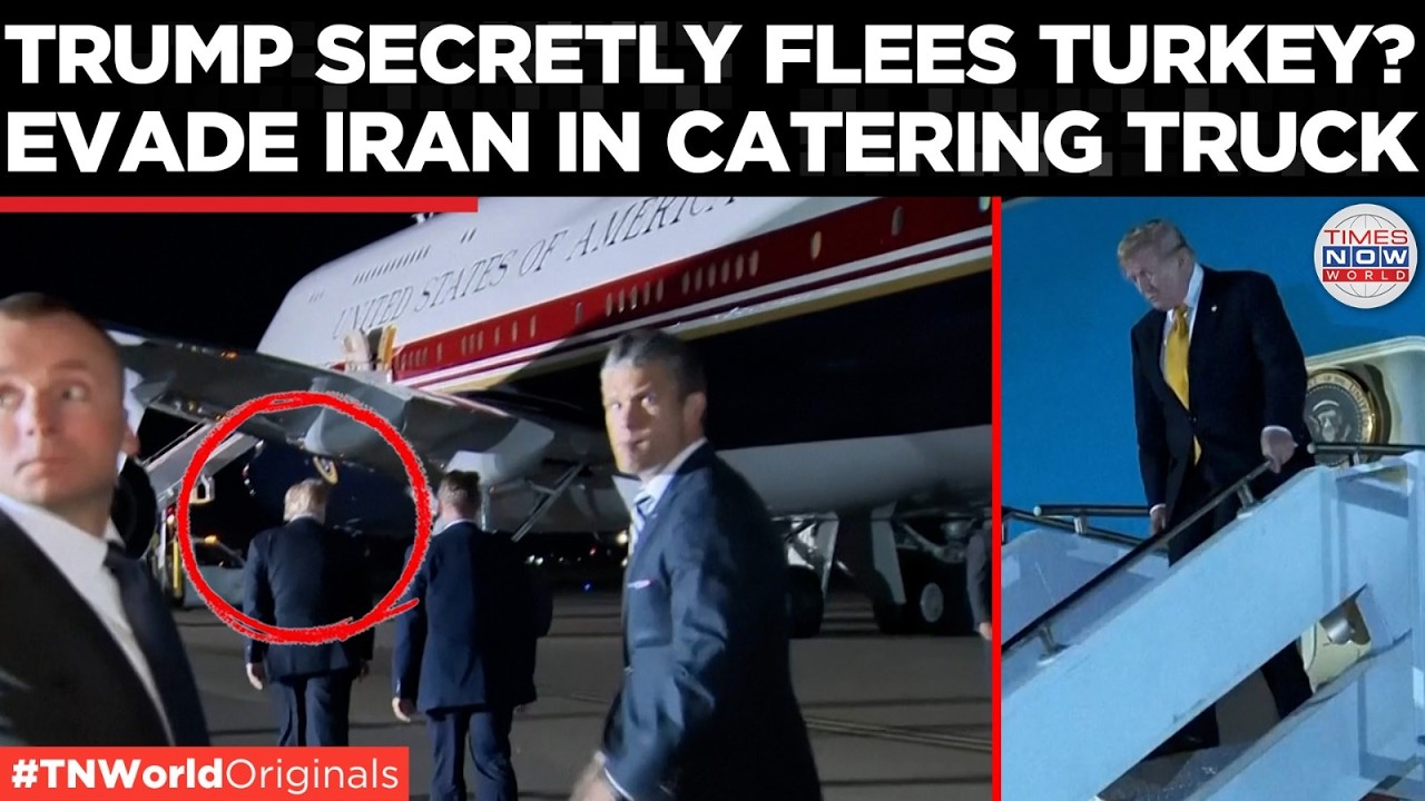 AF1 DECOY EXPOSED? Trump SECRETLY Flees Turkey in Catering Container Over Iran Kill Threat!