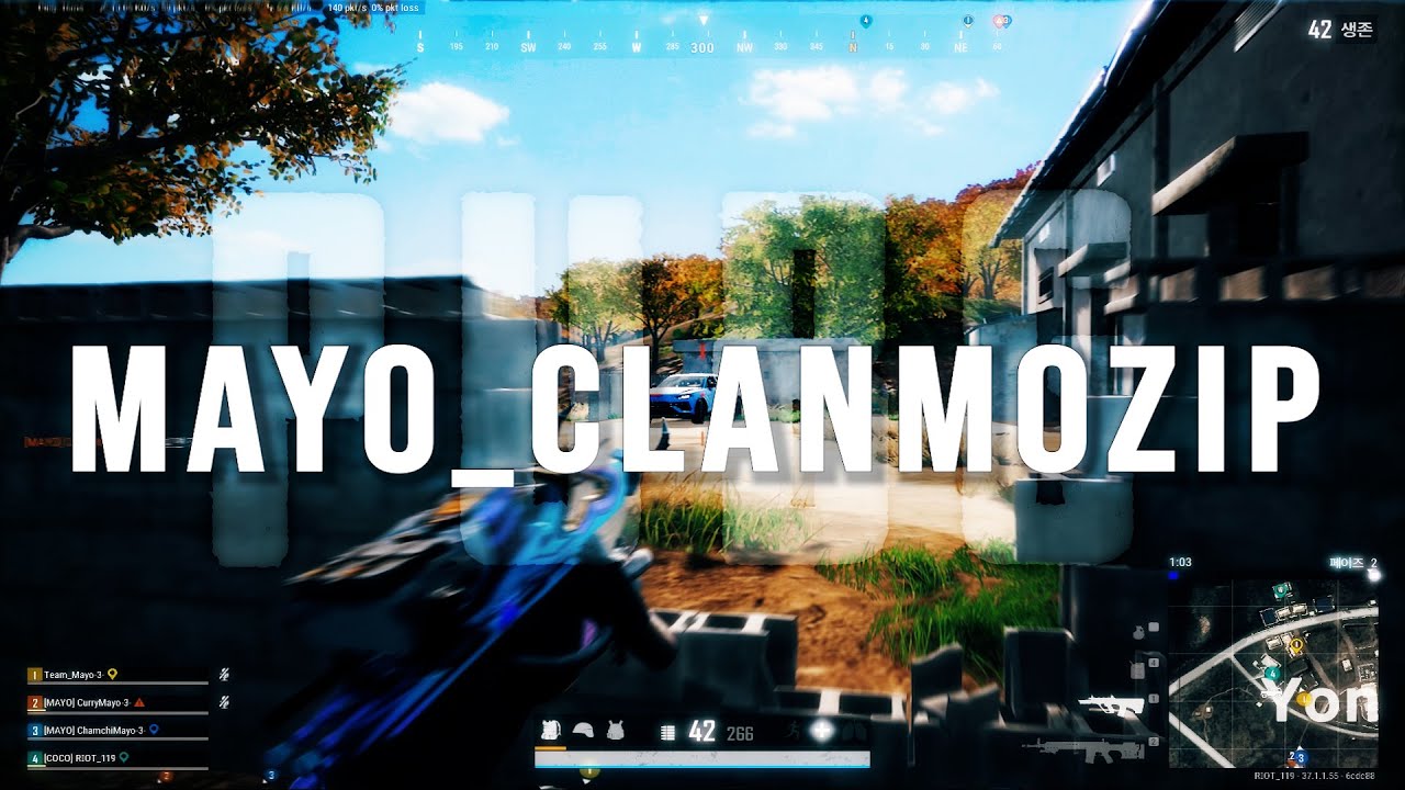 🎃MAYO팀의 지리는 피지컬🎃[MAYO_ClanMozip] 배그 매드무비 PUBG Montage