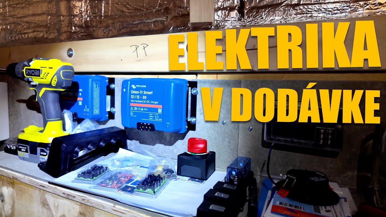 #8⚡Elektroinštalácia v dodávke | 🚐 Ťahanie káblov, chráničky a inštalácia komponentov