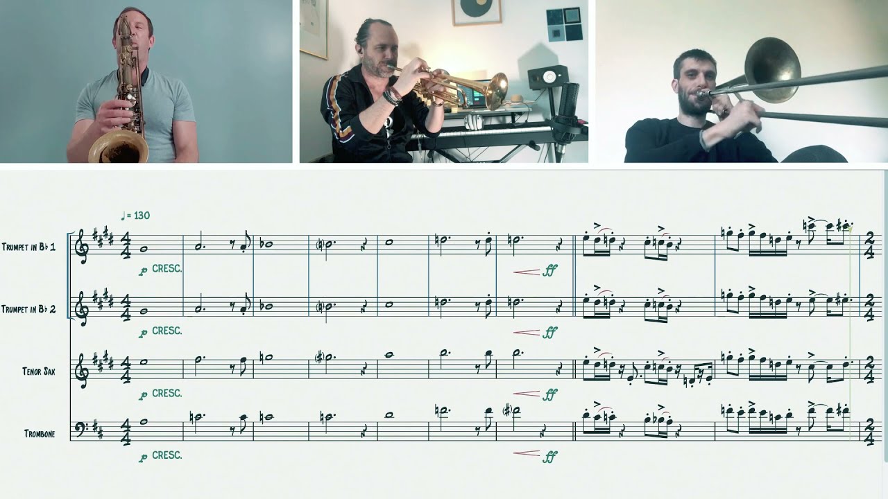 FUNKY HORN SECTION - TRUMPET, SAXOPHONE, TROMBONE HORNSECTION VIDEO 2024 - 2025