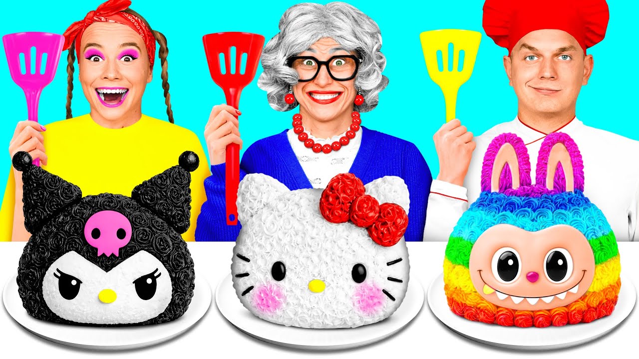 Tantangan Masakanku vs Nenek | Pertarungan Dapur yang Lucu oleh BaRaFun Challenge