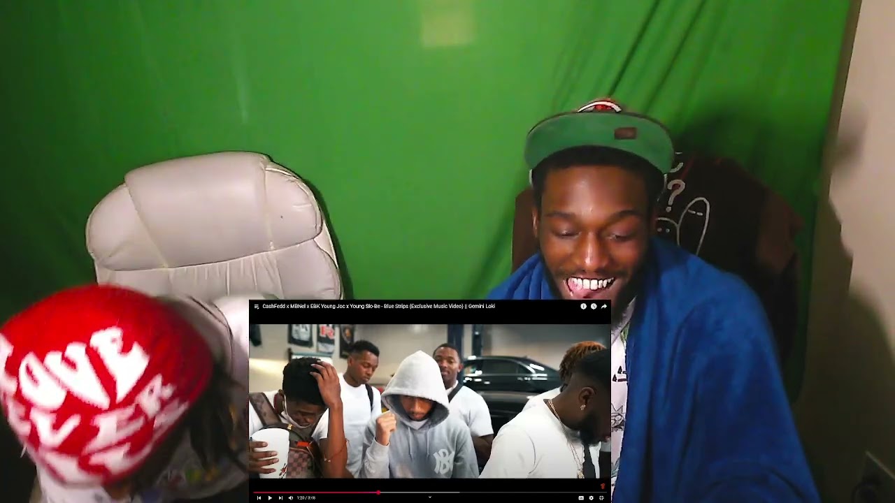 CashFedd x MBNel x EBK Young Joc x Young Slo-Be - Blue Strips | Hood Reacts Reaction