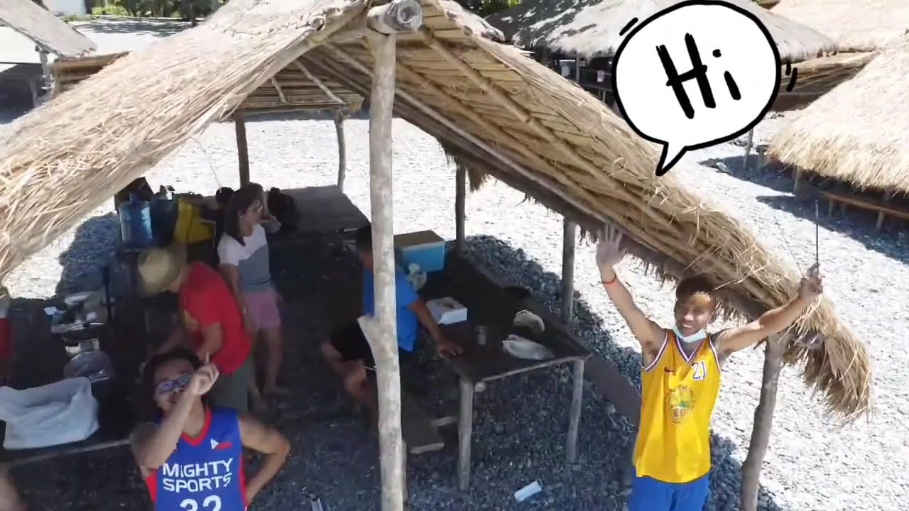 Family outing at Luna, La Union | pebble beach