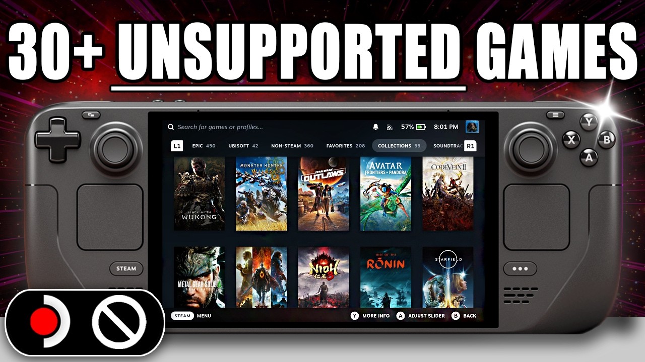 30+ UNSUPPORTED Steam Deck Games Tested: Are They Playable?