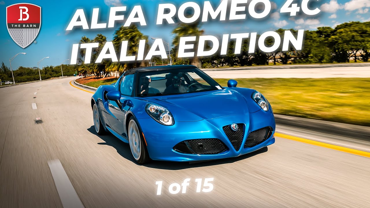 Last of its kind! | Alfa Romeo 4C Spider Italia Edition