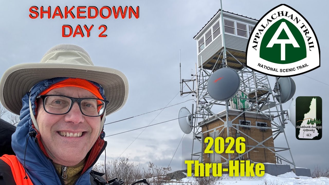 Поход AT Shakedown по пешеходной тропе Monadnock–Sunapee Greenway (День 2)