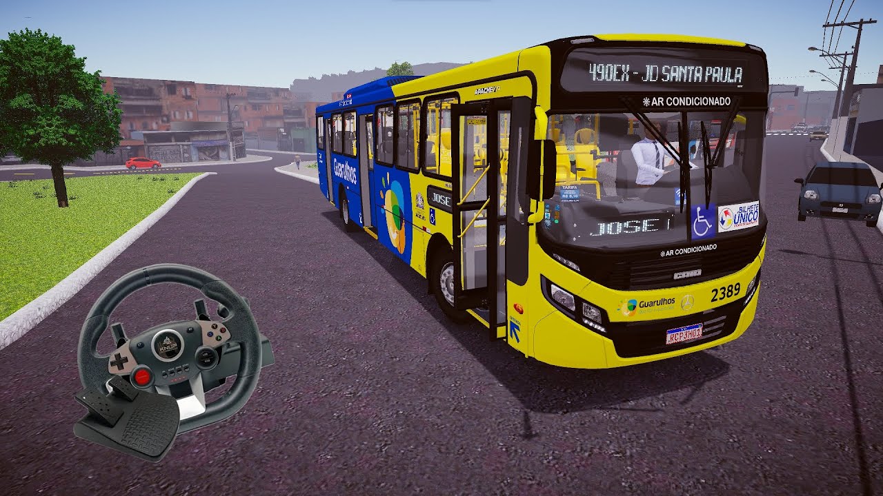 TERMINAL SÃO JOÃO x JD. SANTA PAULA EM GUARULHOS - PROTON BUS SIMULATOR