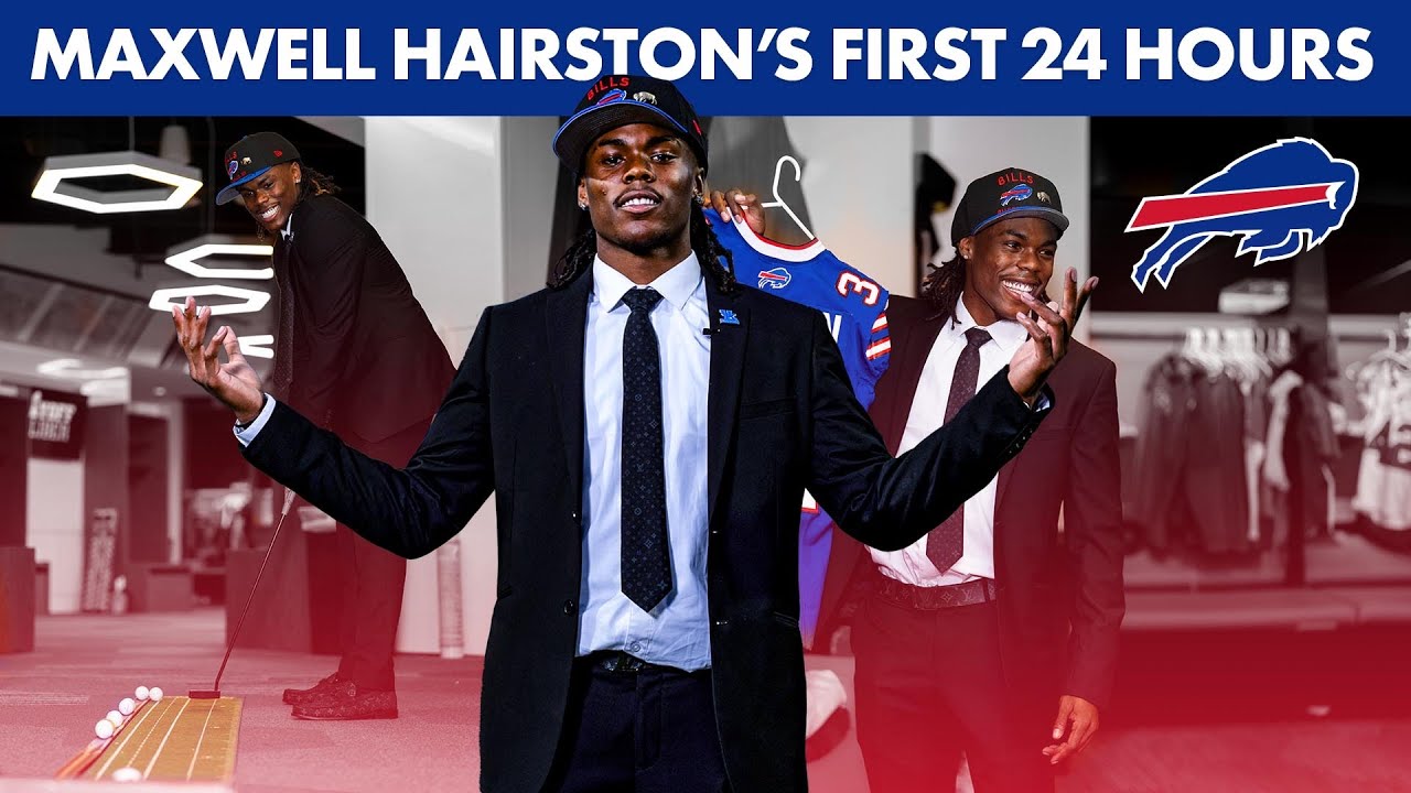 Exclusive Look At Maxwell Hairston's First 24 Hours As A Buffalo Bill! | 2025 NFL Draft