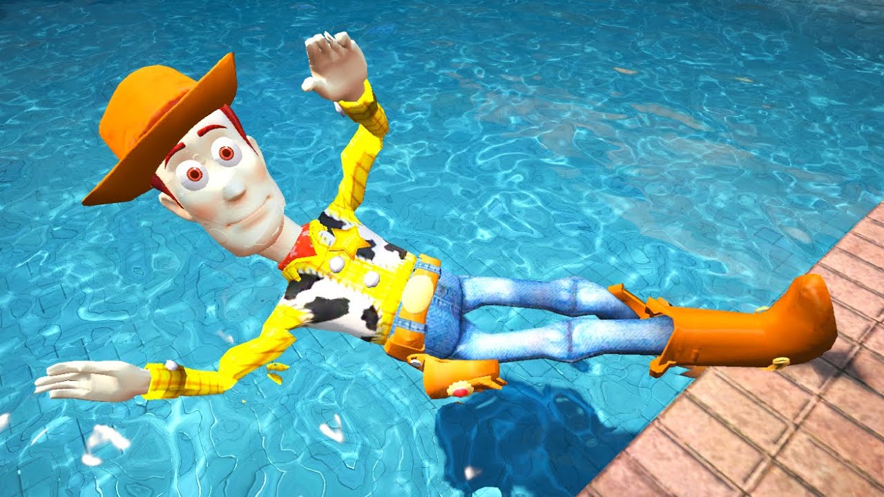 GTA 5 Water Ragdolls WOODY Jumps/Fails ep.93 (Euphoria Physics Funny | Moments)