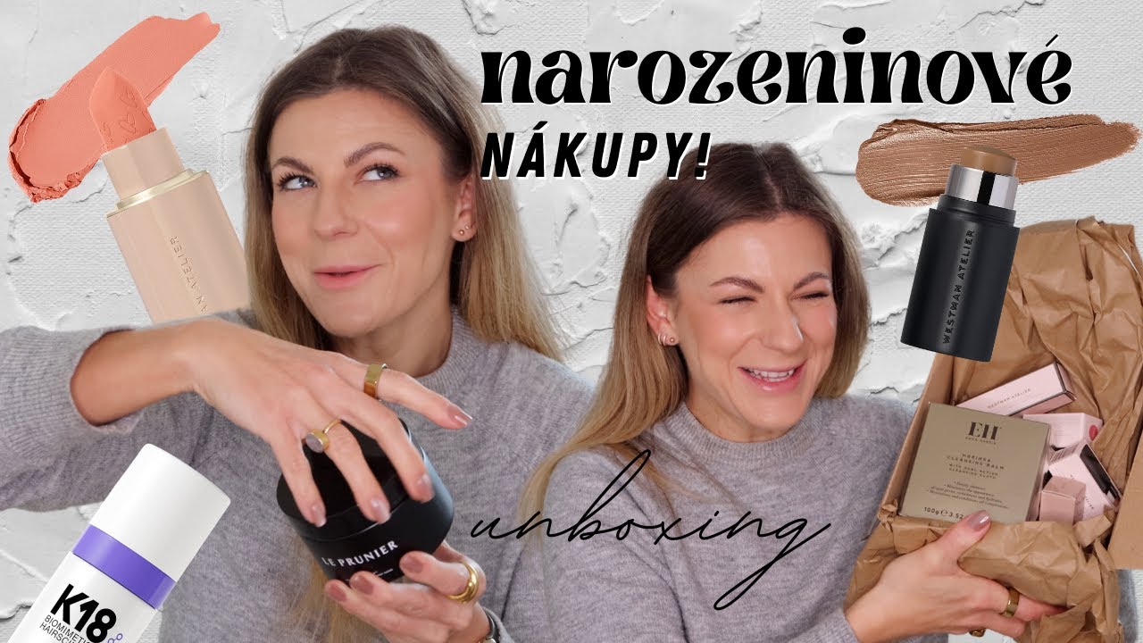 Lednové & narozeninové nákupy a PR unboxing 🥳 konečeně zkouším Westman Atelier! ♥️  NOVINKY!!