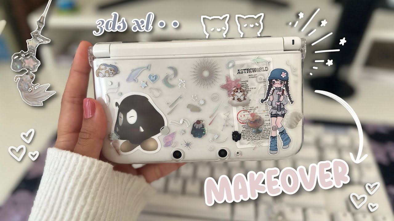 decorating my first 3ds xl | [makeover] ⋆˚꩜