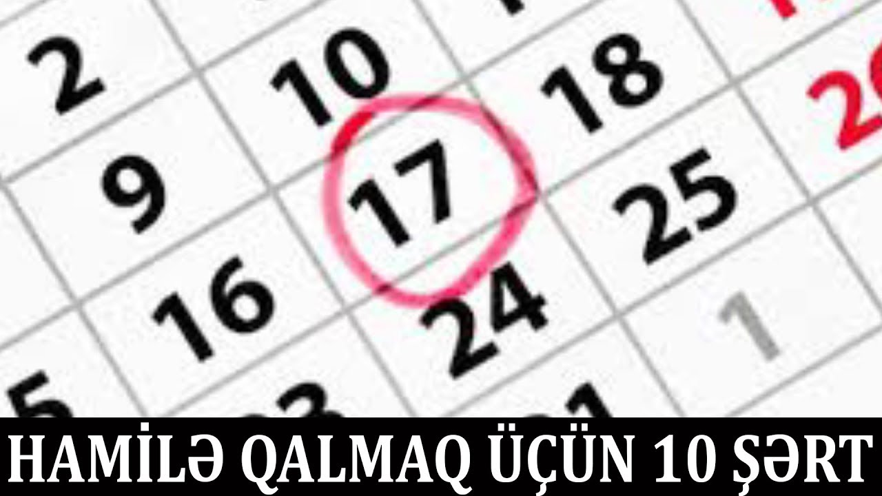 Tez hamilə qalmaq üçün 10 ŞƏRT