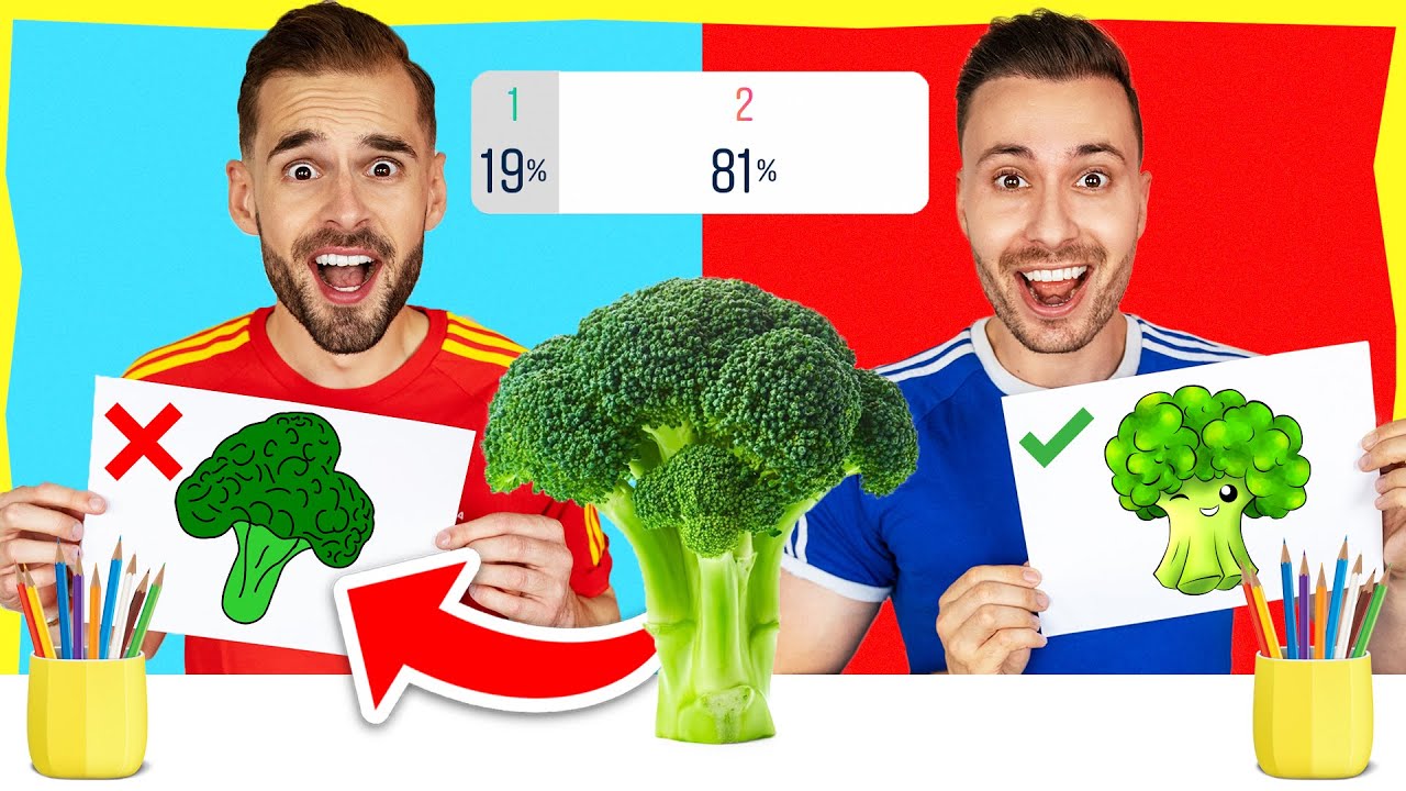 WIE DE SLECHTSTE TEKENING MAAKT, MOET HET ETEN! | Challenge *Met Gewoon Thomas*