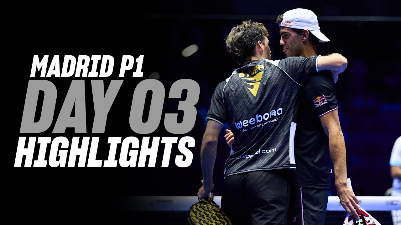 Madrid Premier Padel P1 🇪🇸🎾: Day 3 – Men's Highlight