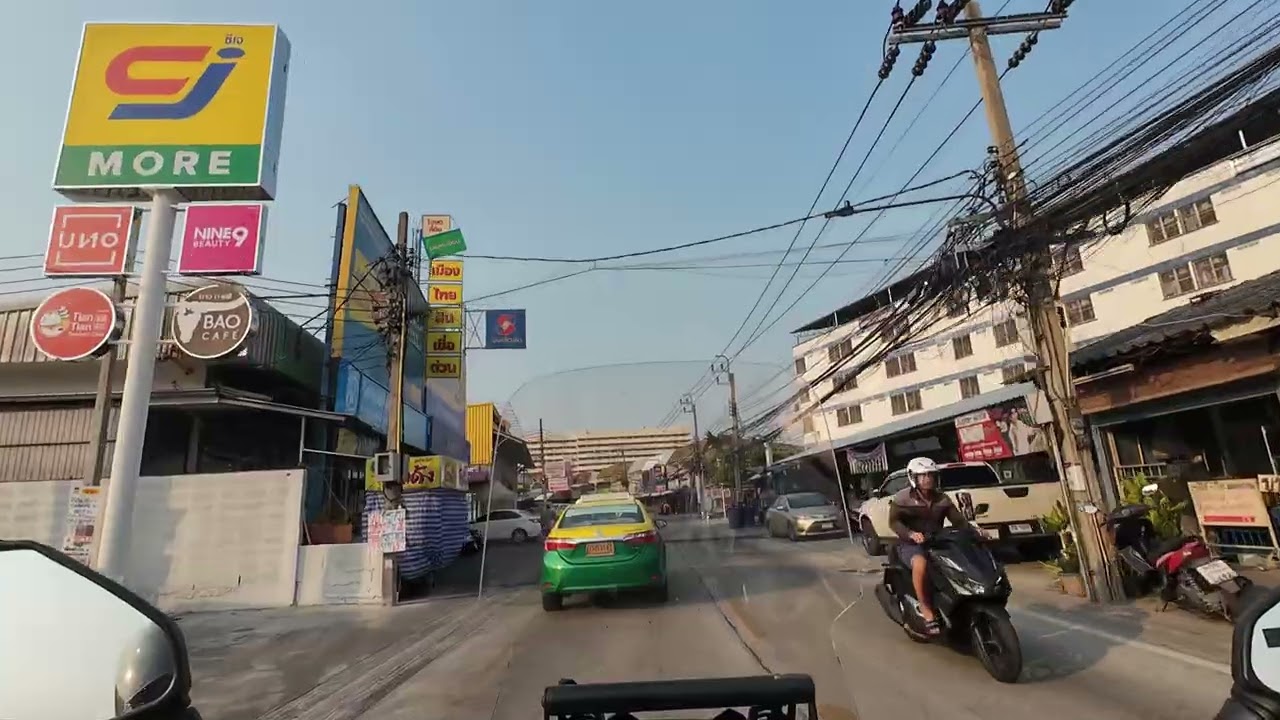 ขากลับซื้อของทำเค้กส่งลูกค้า Riding ASMR CB500X
