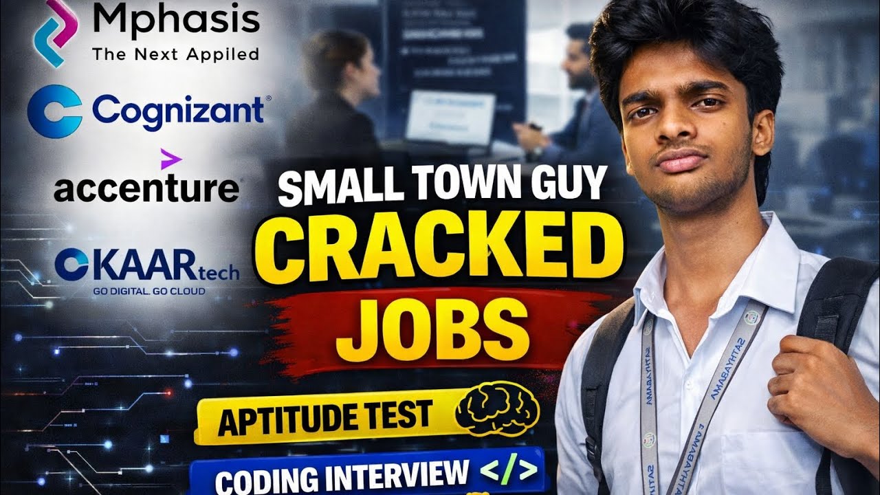 College Placements Reality: Small Town Guy Cracks Top IT Companies | CTC Reveal