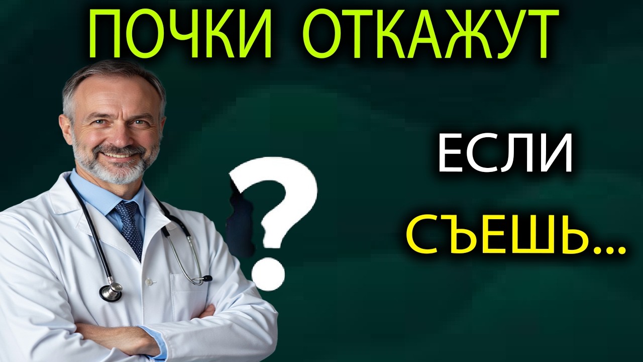 Самый ОПАСНЫЙ продукт для почек — вы едите его каждый день!