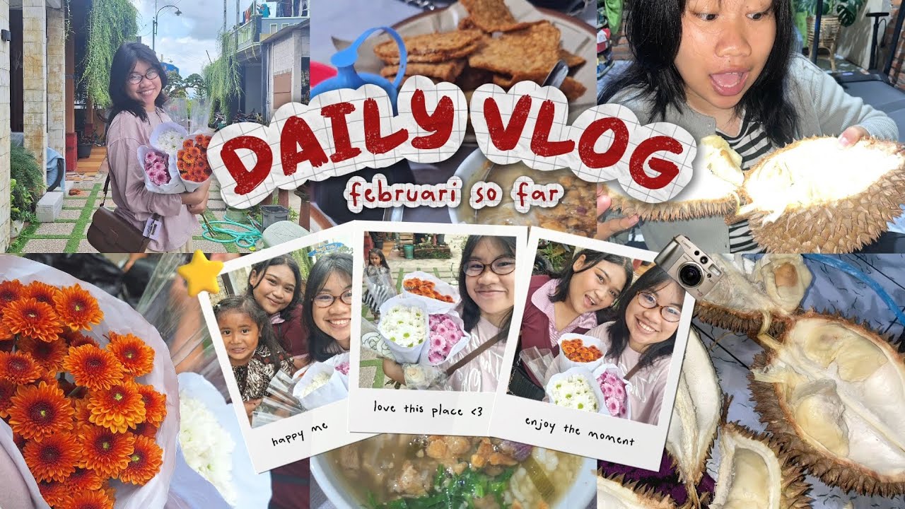 MENYAMBUT RAMADHAN BELI BUNGA, MAKAN SOTO, MUKBANG DURIAN