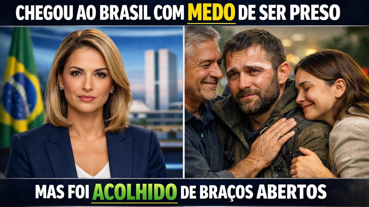 Soldado russo ferido chega ao Brasil temendo prisão, mas é acolhido de braços abertos aqui no país!
