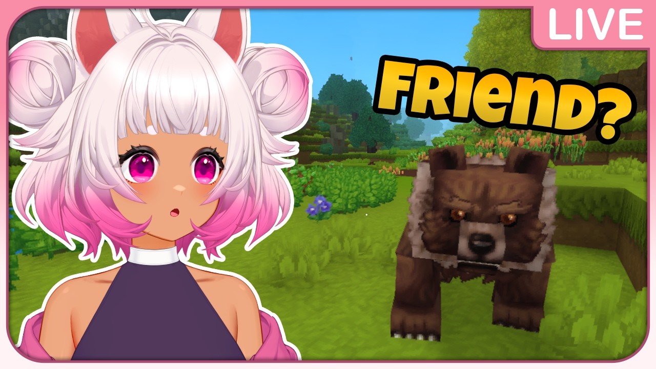 【Hytale】 Oinko Wants To Build A Farm! Can She Capture A Bear?
