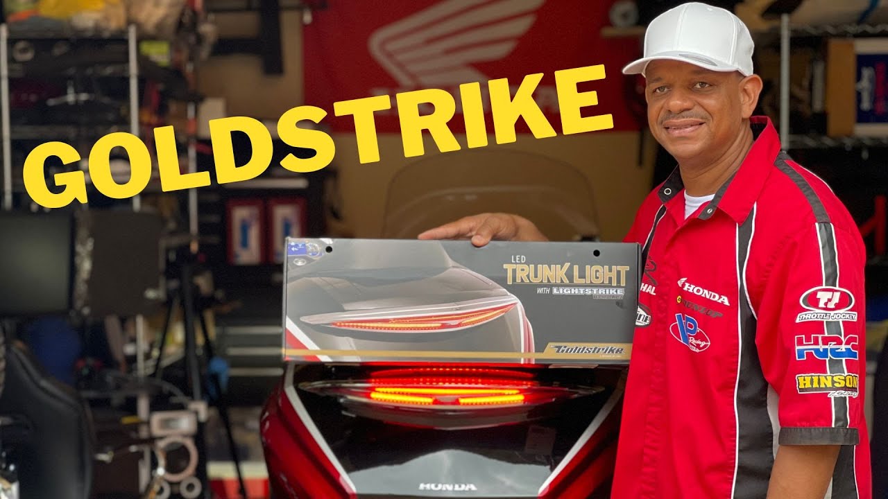 Установка светодиодной подсветки багажника Goldstrike 2023 для Honda Goldwings 2021-2023