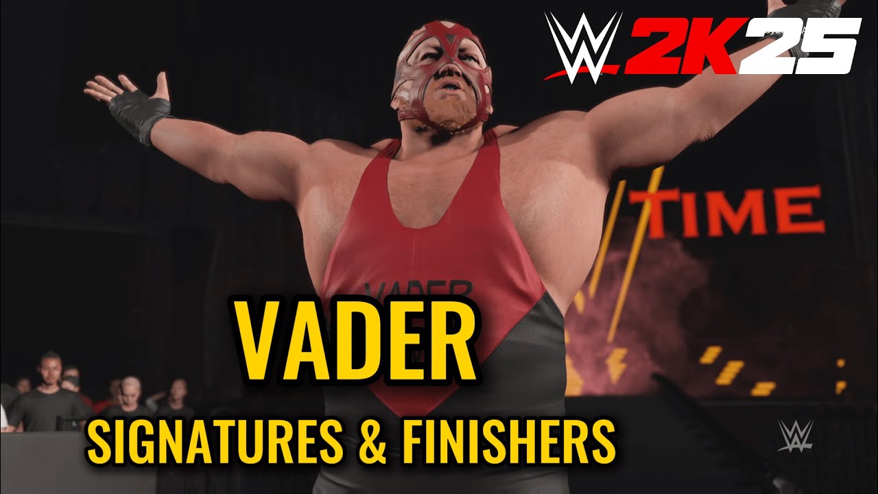 WWE 2K25 Vader Signature and Finisher Moves (Gameplay)