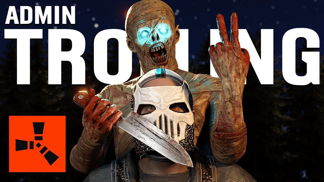 ТРОЛЛИНГ АДМИНИСТРАТОРА RUST (ХЭЛЛОУИН II)