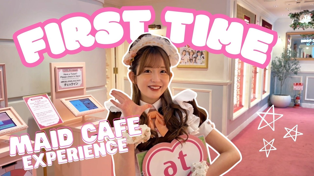 First Time Visit at a Japanese Maid Cafe | at-home cafe