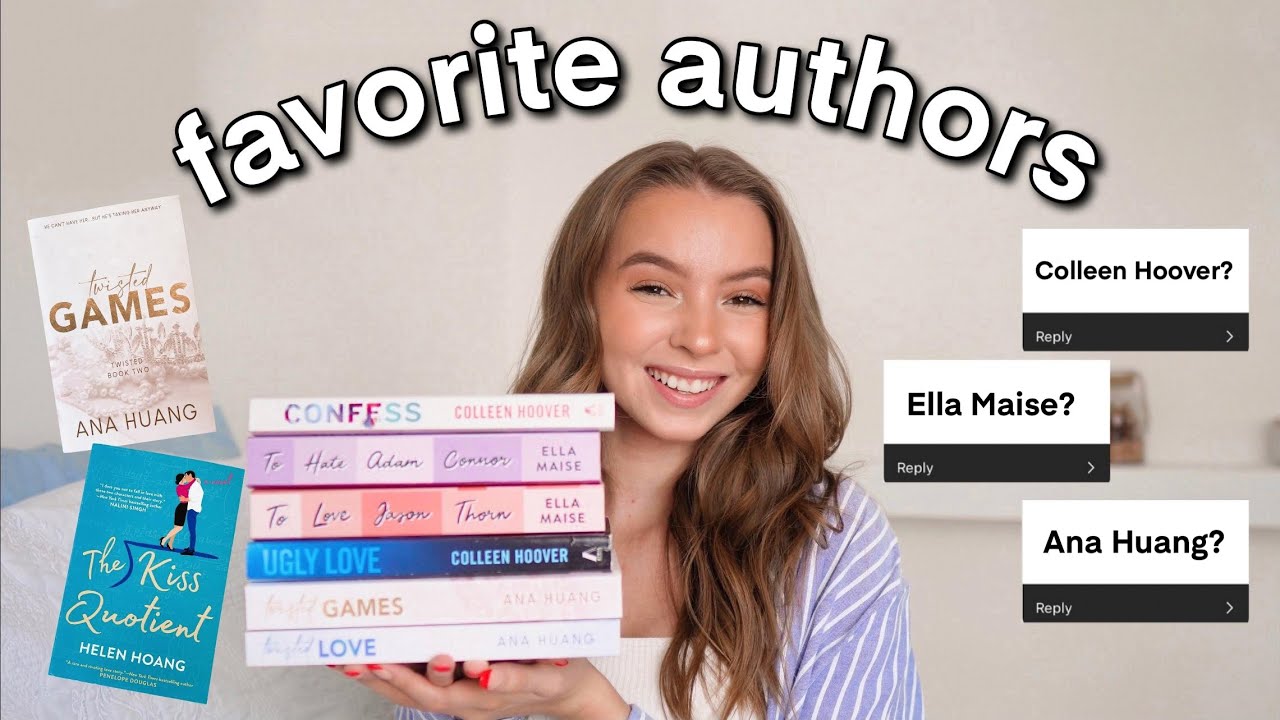 My top 10 favorite authors of 2021 ♡ vlogmas ep.3