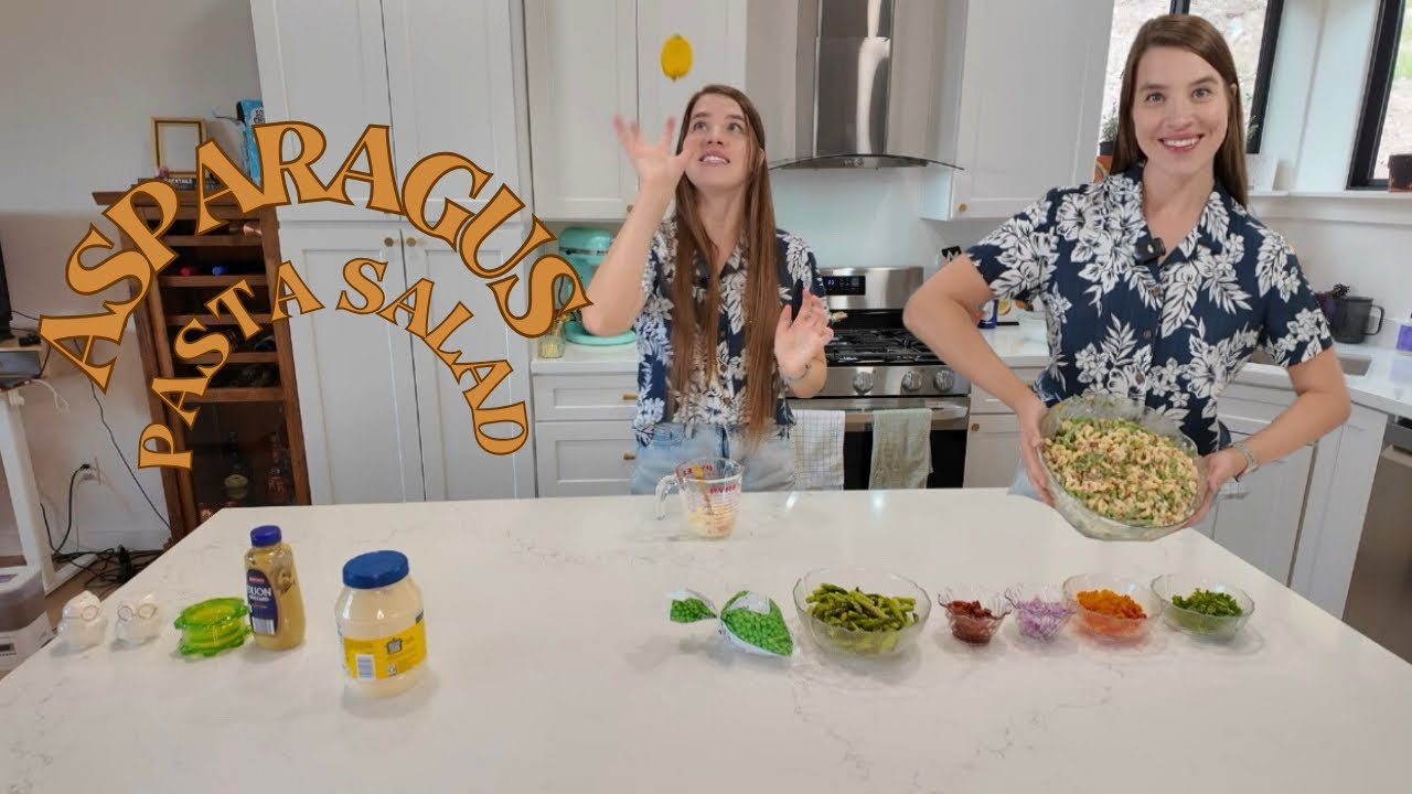 Meal Prep This Light Asparagus Pasta Salad | Perfect for Lunch or Sides