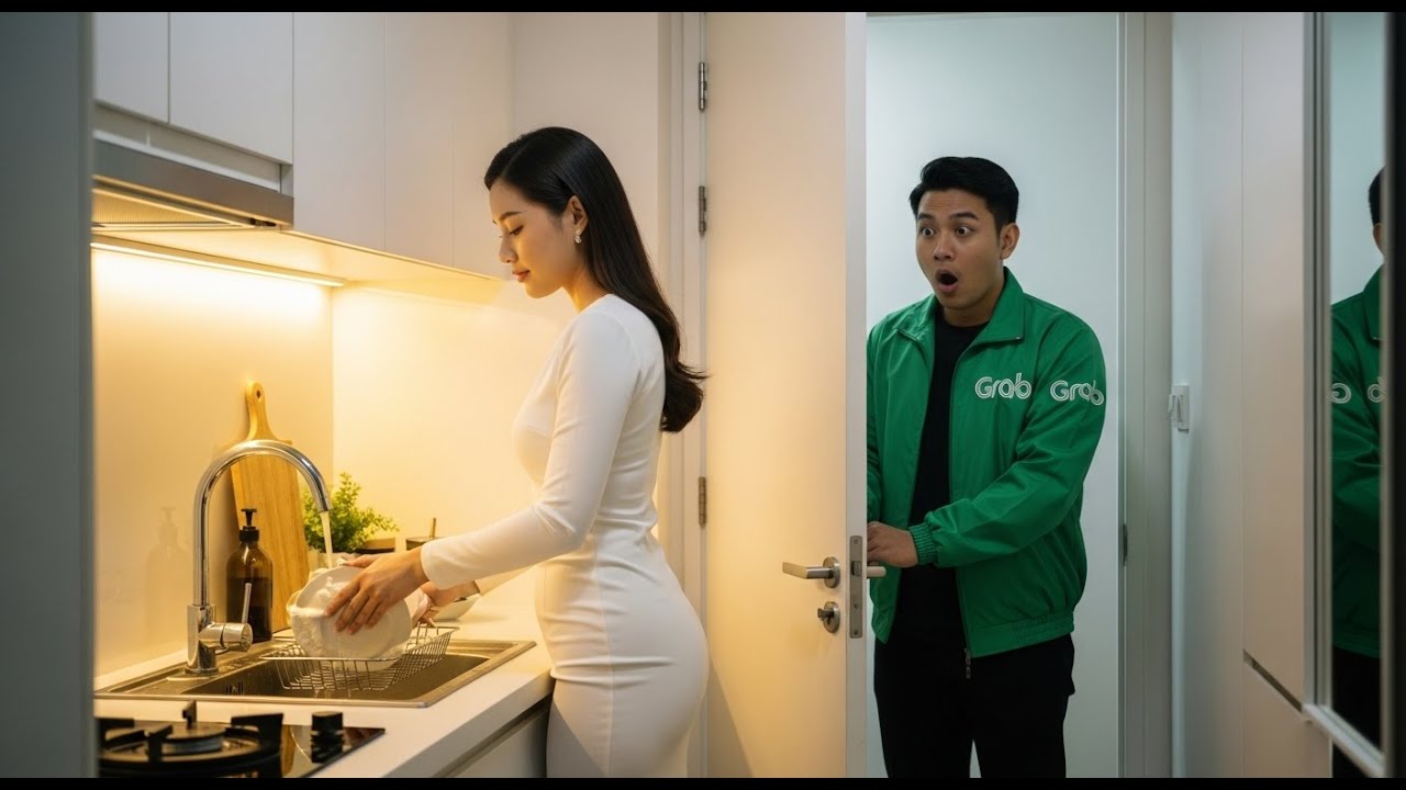 Anh Xe Ôm Về Nhà Phát Hiện Nữ Tỷ Phú Đang Dọn Nhà Mình – Câu Nói Khiến Anh Sững Sờ