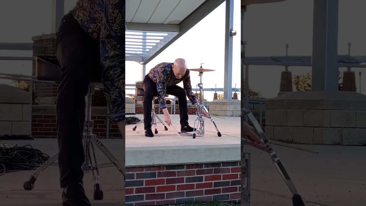 Steve Smith performing at Legacy Park in Norman, OK playing a tribute to Max Roach 