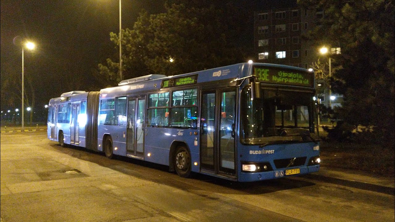 [VIDEO] Budapest Bus Sound FLR-731 Volvo 7700A B7LA ZF 6HP604C BKV 133E Garázsmenet (2020-02-15)