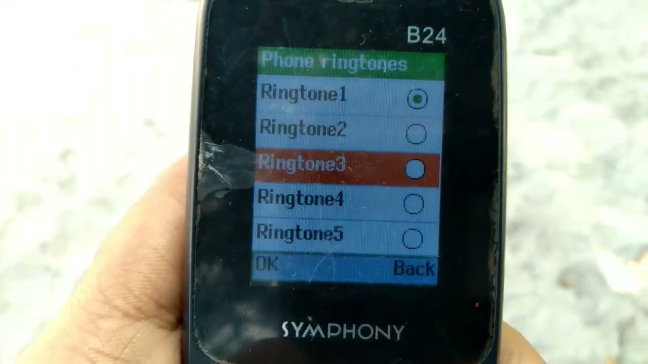 Symphony B24 Original ringtones